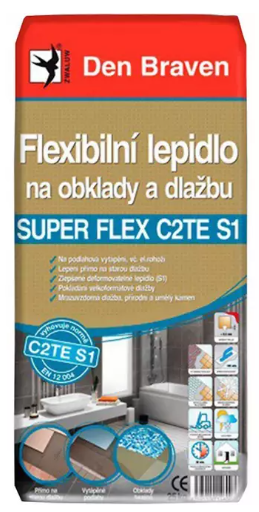 Den Braven Flexibilní lepidlo na obklady a dlažbu SUPER FLEX C2TES1